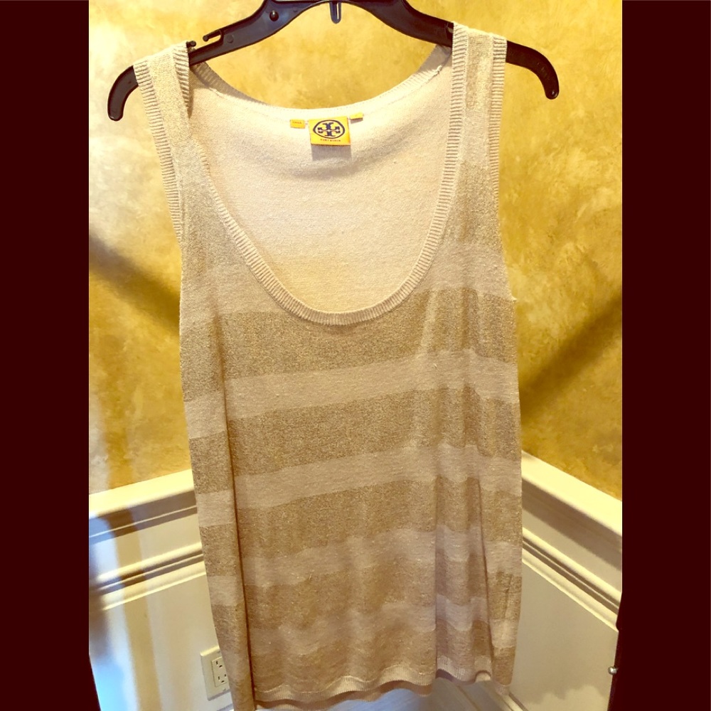 Tory Burch gold top